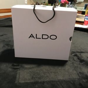 Aldo, size 11, black leather high heels